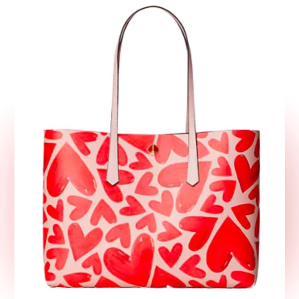 Kate Spade Molly Ever Fallen Hearts Tote ❤️ - Picture 1 of 14